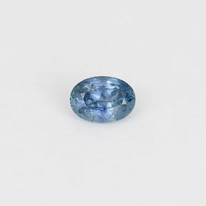 Oval shaped blue sapphire