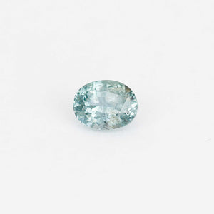 Oval shaped blue sapphire