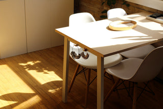 consulting table in sunny jewellery studio