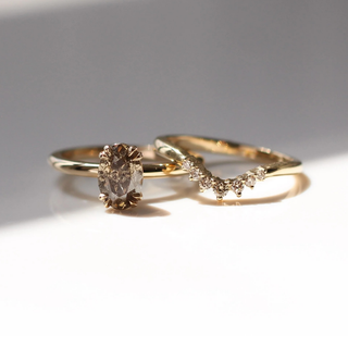Champagne Diamond Rings