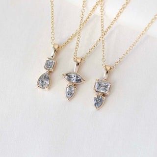 Diamond gold necklaces 