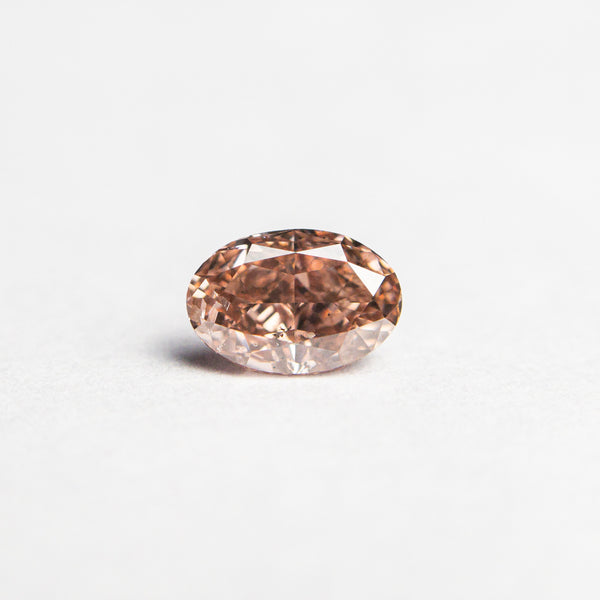 0.50ct 5.89x3.98x2.71mm GIA SI2 Fancy Deep Brownish Orangy Pink Oval Brilliant 🇦🇺 24163-01