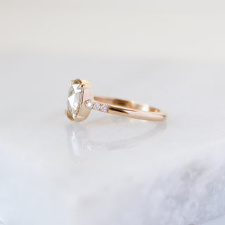 Oval Cut Diamond Ring side view