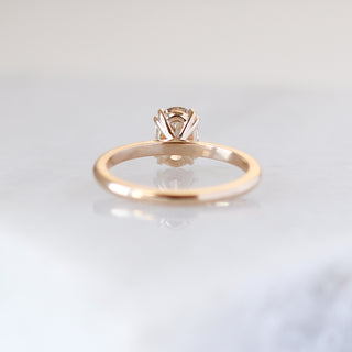 Oval Cut Diamond Ring rear view