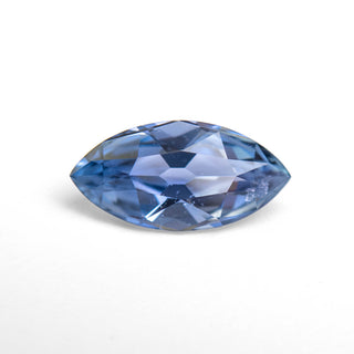 Blue antique cut marquise sapphire
