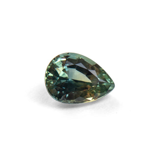 Teal pear cut sapphire 