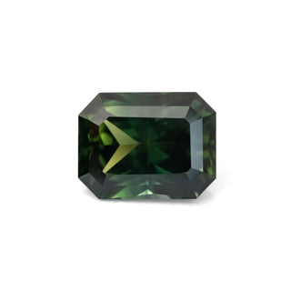 1.72ct Radiant Cut Green Sapphire