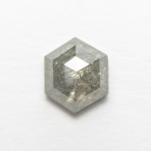 2.47ct 9.59x8.09x3.88mm Hexagon Rosecut 19256-02 - Yuliya Chorna Jewellery