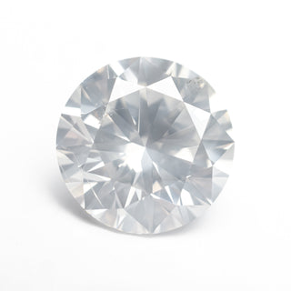4.00ct 10.13x10.12x6.25mm GIA I2 Fancy White Round Brilliant 19263-01