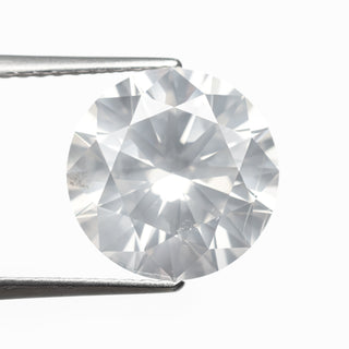 4.00ct 10.13x10.12x6.25mm GIA I2 Fancy White Round Brilliant 19263-01