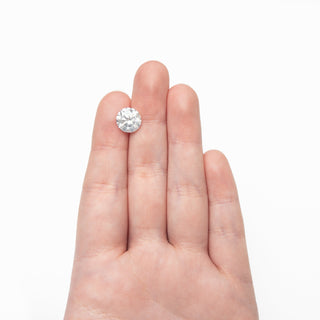 4.00ct 10.13x10.12x6.25mm GIA I2 Fancy White Round Brilliant 19263-01