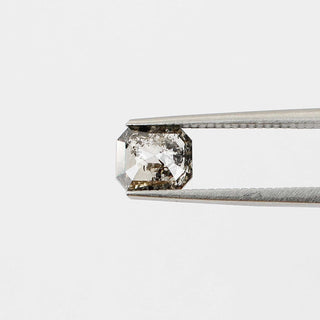 Rectangular salt and pepper diamond front view