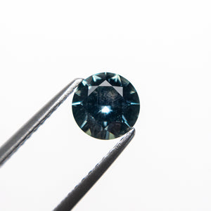 0.91ct 5.91x5.89x3.64mm Round Brilliant Sapphire 22257-01 - Yuliya Chorna Jewellery