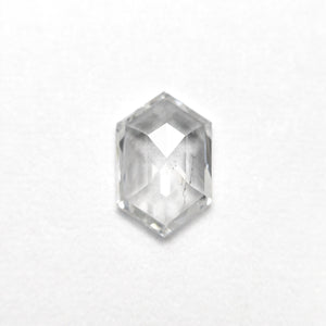 0.66ct 7.31x4.81x2.06mm SI2 D Hexagon Rosecut 22358-05 - Yuliya Chorna Jewellery