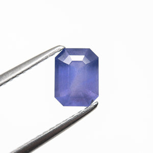 1.03ct 6.37x4.83x3.42mm Purple-Blue Cut Corner Rectangle Step Cut Sapphire 22537-01