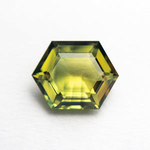 3.29ct 10.56x8.26x4.23mm Hexagon Step Cut Sapphire 22763-01 - Yuliya Chorna Jewellery