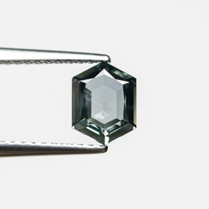 1.30ct 6.84x5.26x3.51mm Hexagon Brilliant Sapphire 23670-12 - Yuliya Chorna Jewellery