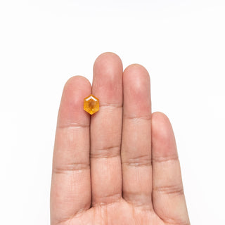 3.77ct 10.22x7.63x5.50mm Hexagon Step Cut Sapphire 24185-01