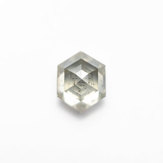 Hexagonal diamond gemstone, ethically sourced for custom and semi-custom ring designs at Yuliya Chorna Jewellery.
