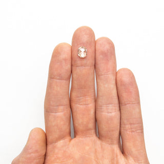 1.26ct 7.93x6.56x2.77mm SI1 U-V Oval Rosecut 27076-01