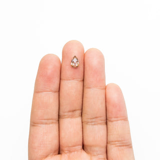 0.82ct 7.90x5.47x2.46mm Pear Rosecut 27537-19