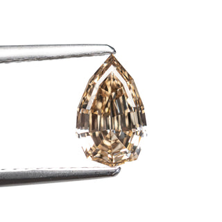 1.07ct 8.54x5.34x3.34 VS2 Fancy Orangey Brown Geo Pear Step Cut 28053-01