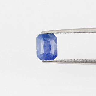 Rectangular blue sapphire