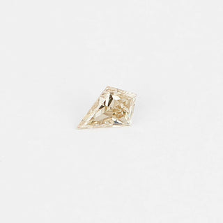 Kite shaped champagne diamond front view