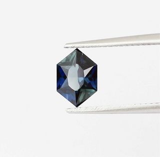 1.02ct Hexagon Teal Sapphire