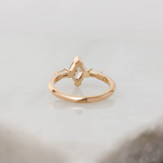 Champagne Lozenge Diamond Ring - Yuliya Chorna Jewellery