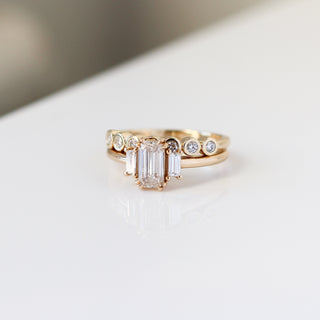 Round Diamond Bezel Band