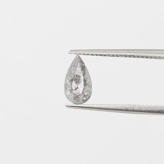 Pear shaped salt and pepper diamond