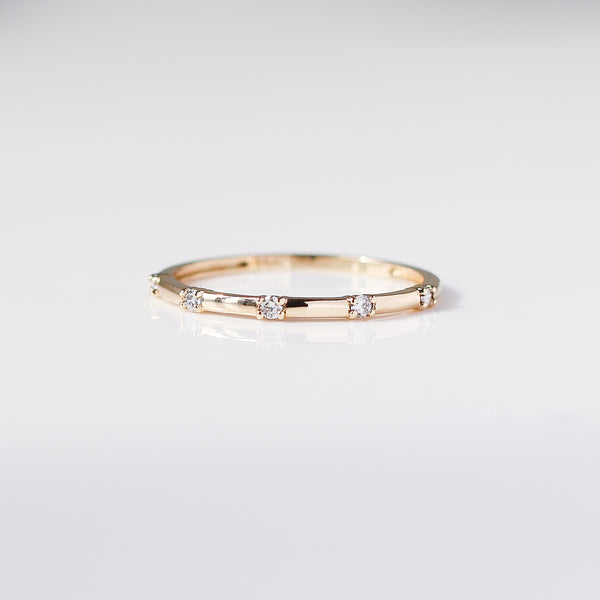 Cassiopeia Diamond Band - made to order