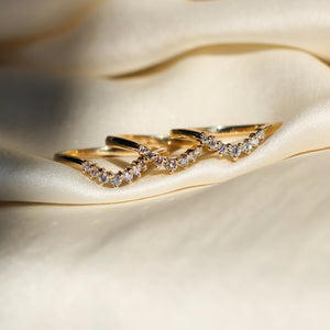 diamond crown wedding bands