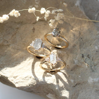 Oval Champagne Diamond Solitaire Ring