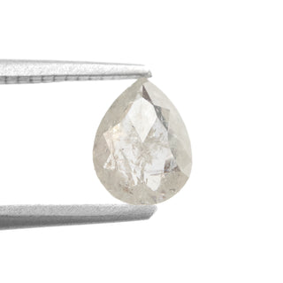 Pear Rose Cut Icy Diamond 