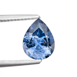 Pear cut blue sapphire