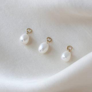 Pearl Drop Charms detail side view