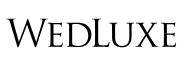 WedLuxe logo on a white background