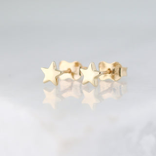 Star Stud Earrings quarter side view