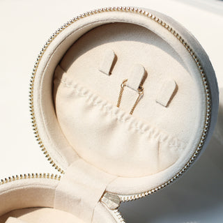 Travel Jewellery Case necklace hooks