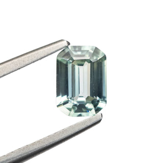 1.10ct Emerald Cut Light Blue Sapphire