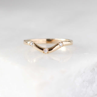 Three diamond contour band front view