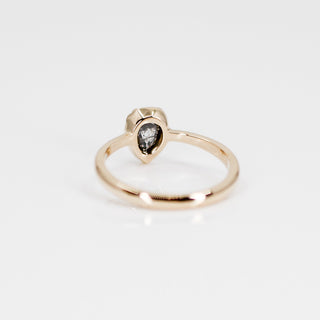 0.73ct Zaria Salt & Pepper Diamond Ring - ready to ship - Yuliya Chorna Jewellery