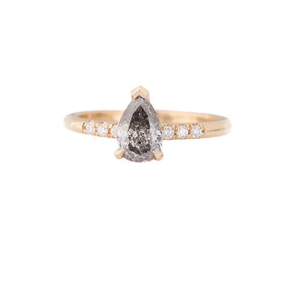 1.01ct Phoenix Rising Pear Diamond Ring - ready to ship - Yuliya Chorna Jewellery