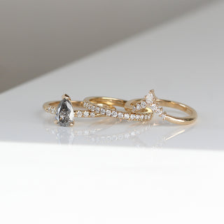 1.01ct Phoenix Rising Pear Diamond Ring - ready to ship - Yuliya Chorna Jewellery