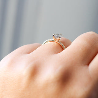 1.01ct Phoenix Rising Pear Diamond Ring - ready to ship - Yuliya Chorna Jewellery