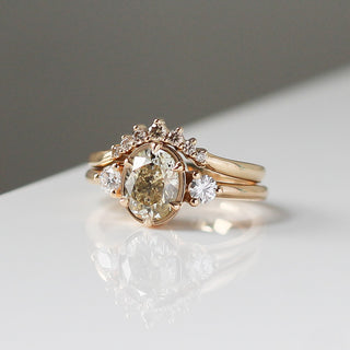 1.45ct Canary Oval Diamond Ring - ready to ship - Yuliya Chorna Jewellery