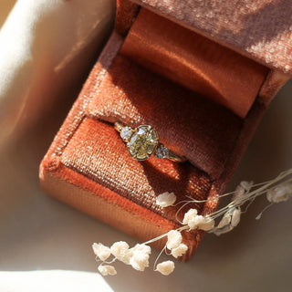 1.45ct Canary Oval Diamond Ring - ready to ship - Yuliya Chorna Jewellery