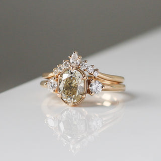 1.45ct Canary Oval Diamond Ring - ready to ship - Yuliya Chorna Jewellery